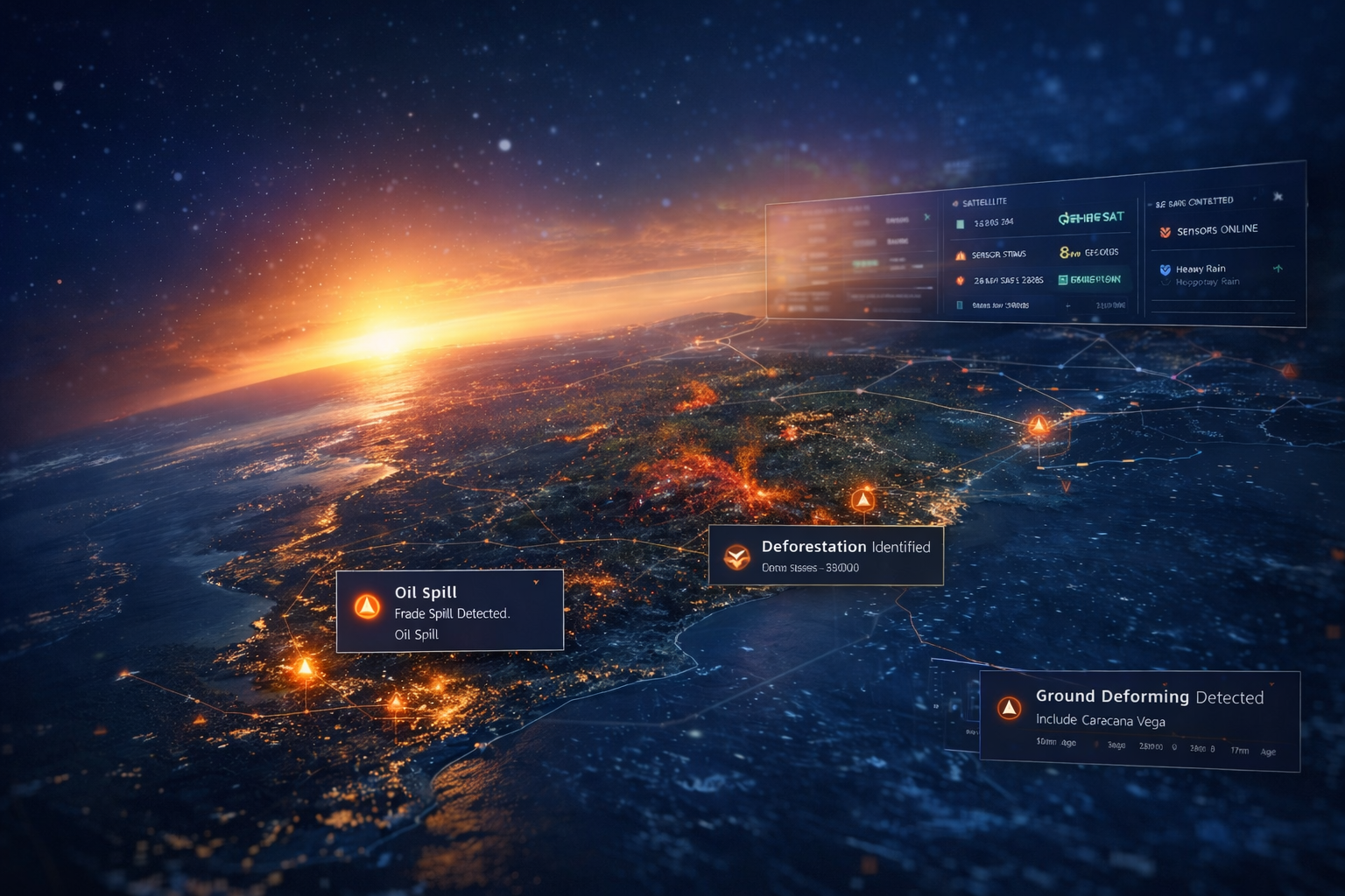 Plataforma Threetek — visão operacional de dados geoespaciais